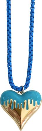 Gemelli Womens Foxy Necklaces In Teal