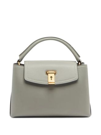 Bally small Lock Me tote bag - women - Calf Leather - One Size - Grey