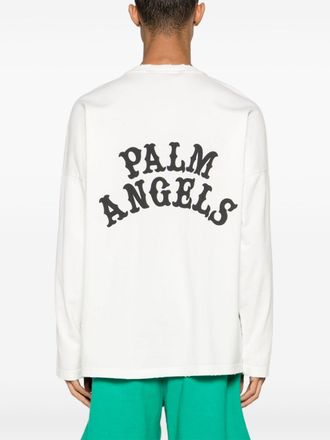 Palm Angels graphic-print cotton T-shirt - White