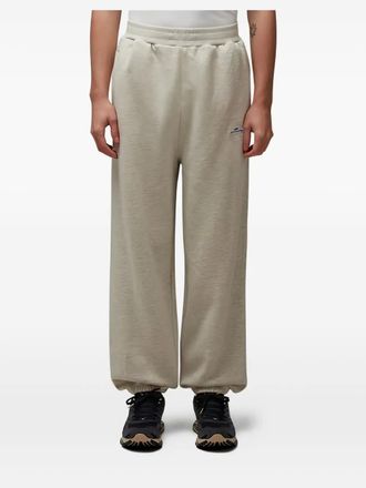 Awake NY Crown Logo-appliqué track pants - Grey