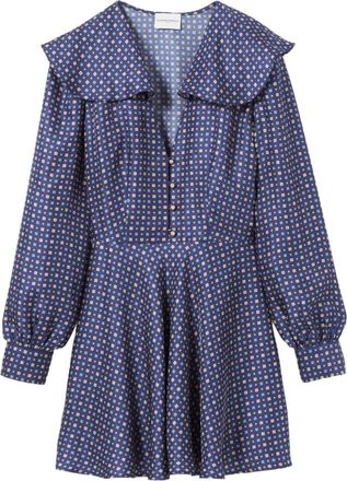 Claudie Pierlot Abito corto in seta - Blu