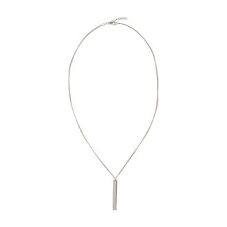 Maison Margiela Necklaces, unisex, Gray, Size: ONE SIZE Numeric Bar Necklace