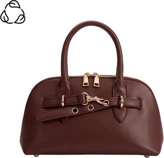 Melie Bianco Womens Rue Handle Bag In Burgundy