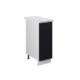 Vicco Armario De Farmacia Fame-line, Rayas Negras, 30 Cm, Et M&aacute;rmol, Vicco