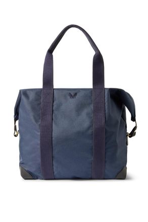 Bennett Winch Cargo Leather-Trimmed Canvas Weekend Bag