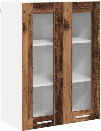 vidaXL Hanging Cabinet Riga Old Wood 60 x 31 x 80 cm Engineered Wood vidaXL
