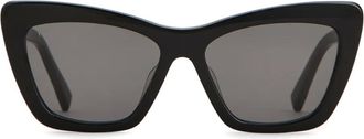 Tod's logo-plaque sunglasses - women - Acetate - One Size - Black