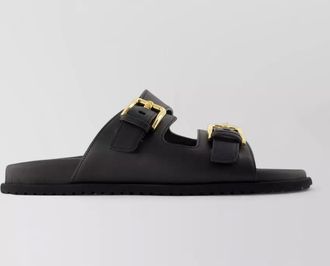Dolce & Gabbana leather slides