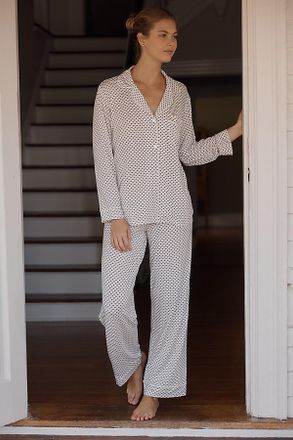 Eberjey Gisele Long-Sleeve Printed Pajama Set