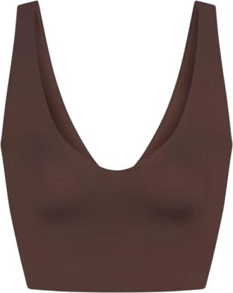 Nike (WMNS) Nike x SKIMS Matte V-Neck Bra Dark Sepia BALLL8616W-DSP