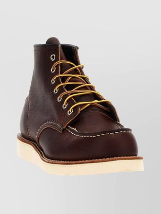 Red Wing Shoes leather classic moc ankle boots