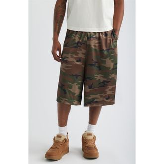 Elwood Baggy Mesh Shorts in Camo at Nordstrom, Size Xx-Large
