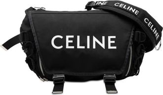 Celine Pre-owned Celine Medium Nylon Logo Trekking Messenger Bag S SL 4222