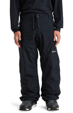 Quiksilver High Altitude Gore-Tex Waterproof Ski Pants in True Black at Nordstrom, Size X-Large