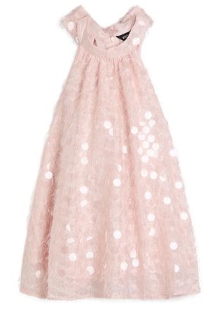 Sister Jane Teese Embellished Voile top - Light Pink - 12 (UK12 / M)