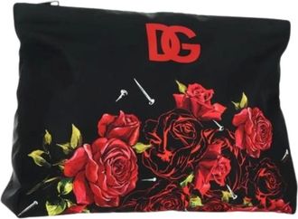 Dolce & Gabbana Pre-owned Clutches, female, Black, Size: ONE SIZE Pre-owned Clutch Bag