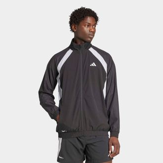 adidas Trainingsjacke ADIDAS PERFORMANCE TECH APP R-TOP, Herren, Gr. L, schwarz, halo silber, Obermaterial: 87% Polyester, 13% Elasthan, Jacken Trainingsjack