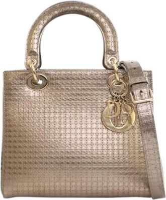 Dior Pre-owned Fabric handbags - Dames - Vintage Handtas - Geel - ONE Size - Vintage