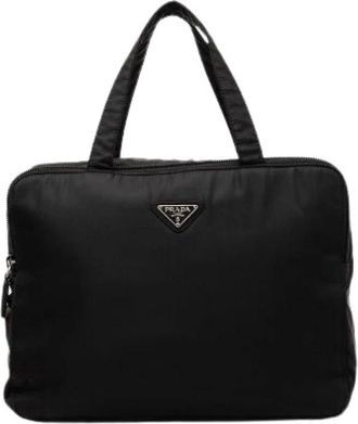 Prada Pre-owned Borsa Cosmetica in Nylon - - Pre-owned - Donna - Nero - ONE SIZE