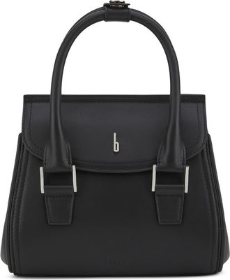 Behno Mini Coco Leather Satchel in Black at Nordstrom