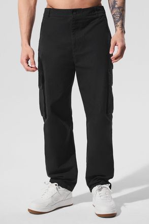 Alo | Cargo Ripstop Trouser in Black, Size: 38R