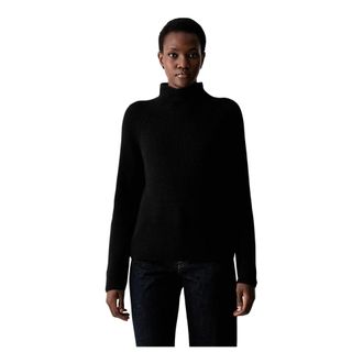 Marc O'Polo Jersey de cuello alto - Knitwear - Mujer - Negro - XL