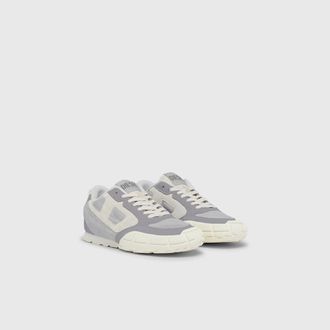 Diesel S-Pagodha-Quilted suede sneakers - Sneakers - Man - Grey