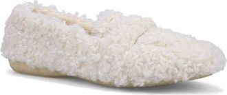 Ron White Teddy Wool Slipper in Ivory at Nordstrom, Size 10-10.5Us