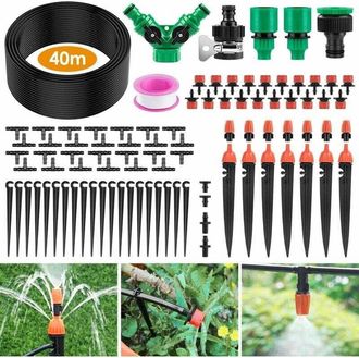 OEM Kit De Riego Por Goteo De 40 M, Kit De Sistema De Microirrigaci&oacute;n Ajustable, Riego Autom&aacute;tico De Jard&iacute;n, Manguera De Goteo Para C&eacute;sped, Plantas, Paisa