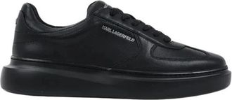 Karl Lagerfeld Sneakers - Heren - Sneakers - Zwart - 45 EU - Leer - Schoenen