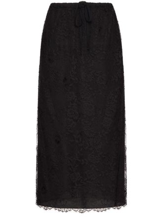 Valentino Garavani Gonna midi - Nero