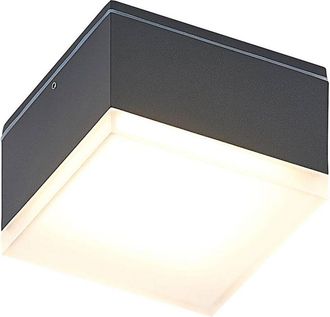 Lindby Lindby - L&aacute;mparas De Techo Led mathea En Negro Aluminio
