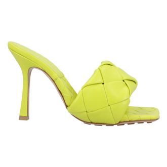 Bottega Veneta Dames, Schoenen, Groen, Maat: 37 1/2 EU Leer