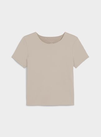 Contemporaine Womens Second-skin short-sleeve crew-neck T-shirt