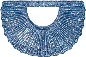 Hibourama Bags Tassen, Dames, Blauw, ONE Size, Demetra Clutch