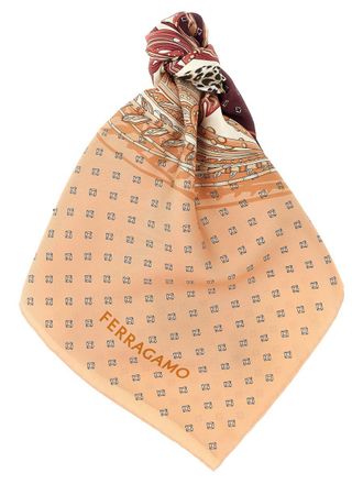 Ferragamo Madras Print Scarf