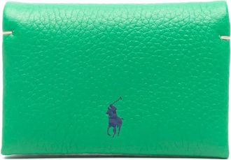 Polo Ralph Lauren Portemonnee met Polo Pony-reliëf - Groen