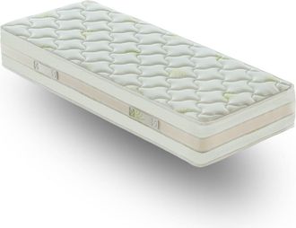 Materassi & Doghe Colchón viscoelástica desenfundable en aloe 90x190 altura 25 cm