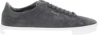 Axel Arigato Dark Grey Suede Logo Sneakers