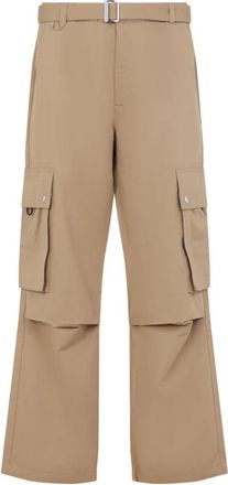 Jacquemus Bruine Broek Mix Stijl Comfort - Heren - Wijde Broeken - Bruin - S - Katoen - Broeken