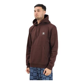adidas Hoodies & sweatvesten, Heren, Bruin, XS, Katoen, Essential Regular Fleece Hoodie