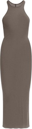 Rick Owens geripptes Midikleid