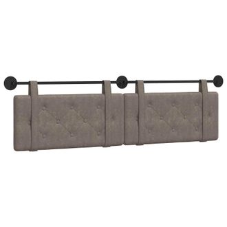 vidaXL Cabecero Colgante Gris Pu Antiguo Vidaxl