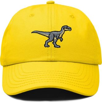 Dalix Velociraptor Dad Cap in Gold at Nordstrom