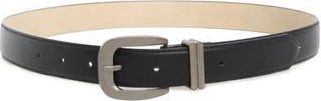 Steve Madden Textured Faux Leather Belt in Black at Nordstrom Rack, Size X-Large