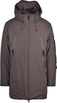 Outhere Chocolate Down Parka with Internal Backpack Straps
