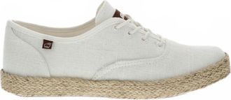 Lamofootwear Womens Carey Lace-Up Sneaker In White