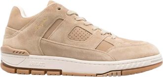 Axel Arigato Beige Perforated Area-Lo Sneakers