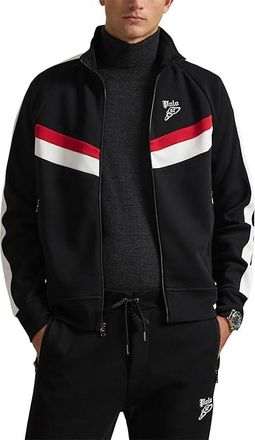 Polo Ralph Lauren Double-Knit Track Jacket Mens Clothing Polo Black : 2XL, Polyester/Cotton