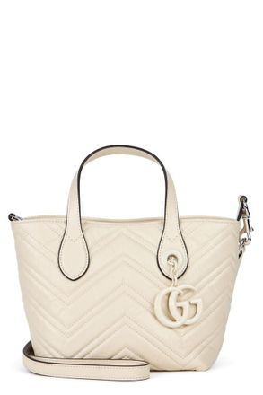 Gucci Off White GG Marmont Mini Tote
